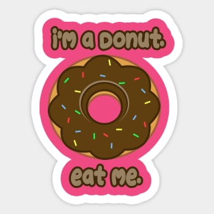 Eat Me Donut Sticker